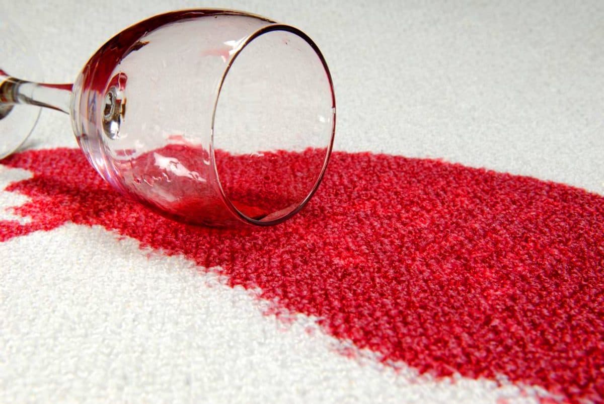 How to Remove Wine Stains from Carpet Fibers