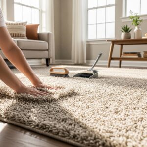 Shag Rug on Living room